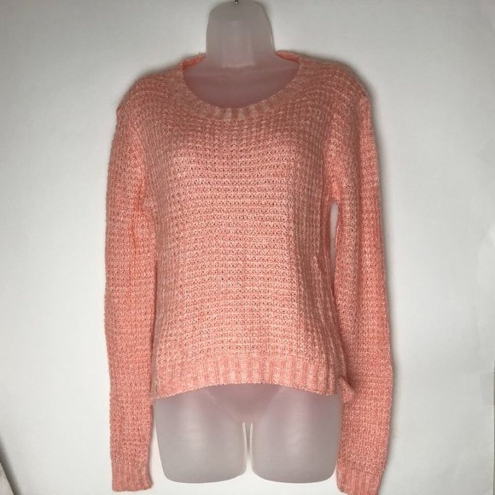 Poof Excellence Peachy Pink Women's Sweater Large